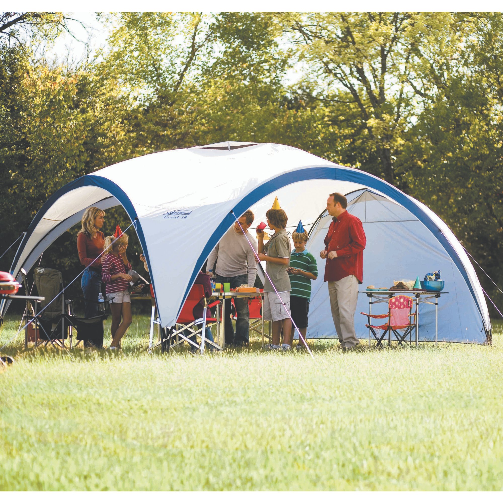 Coleman event shelter outlet wall